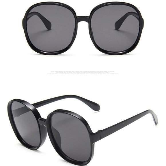 NEW Large Round Frame Plastic Classic Sunglasses - Picture 4 of 7